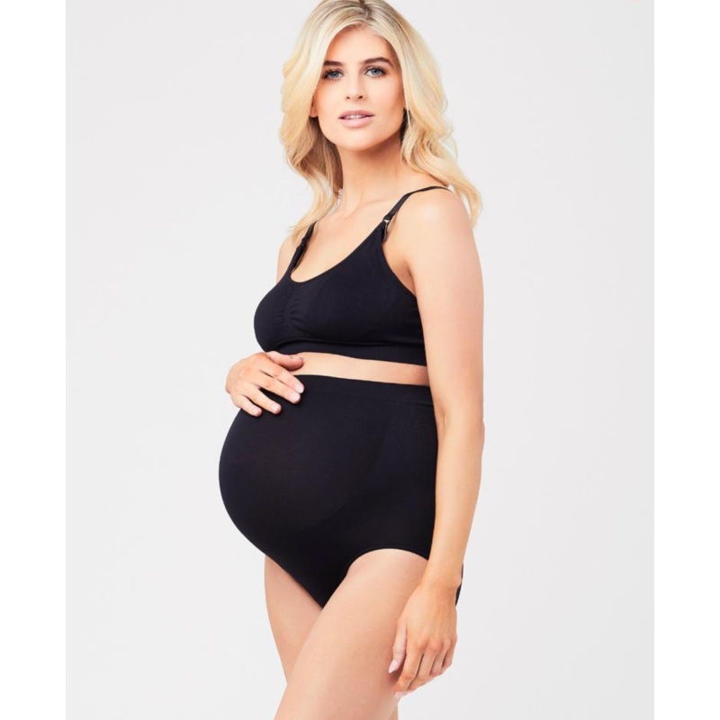 Seamless Nursing Bra – Black