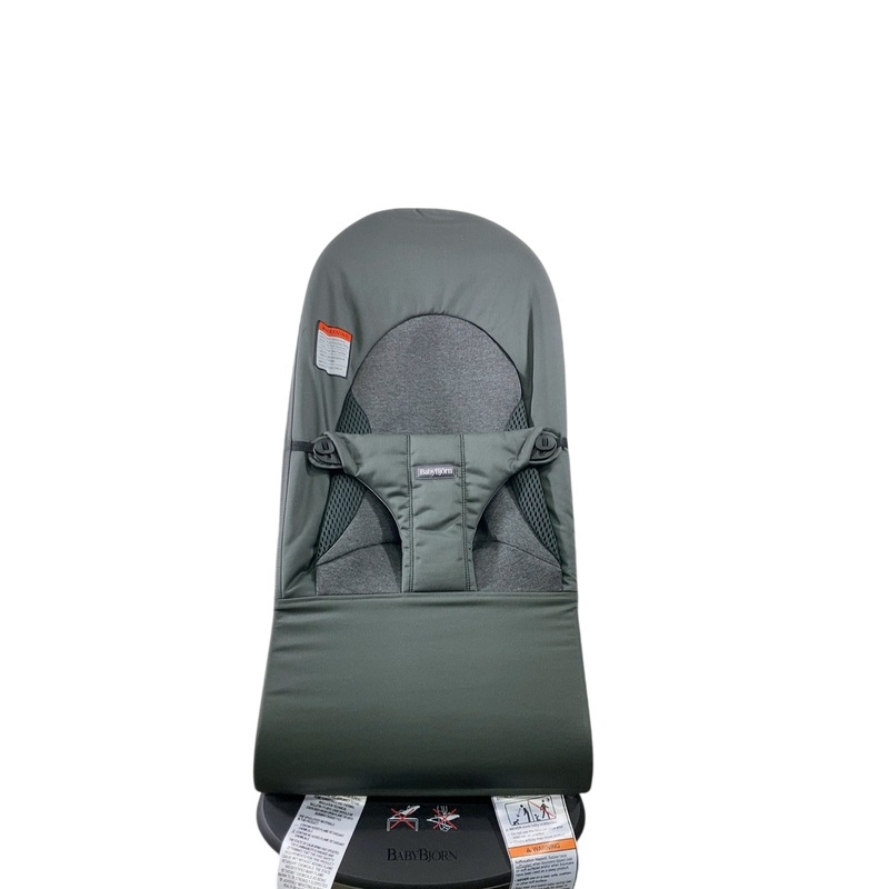 BabyBjorn Bouncer Balance, Black Frame, Dark Gray