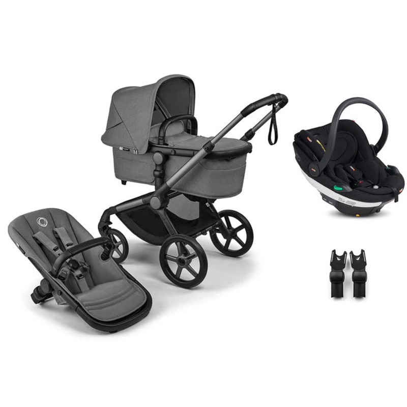 Bugaboo Fox 5 Renew + BeSafe Go Beyond Travel System – Moon Grey