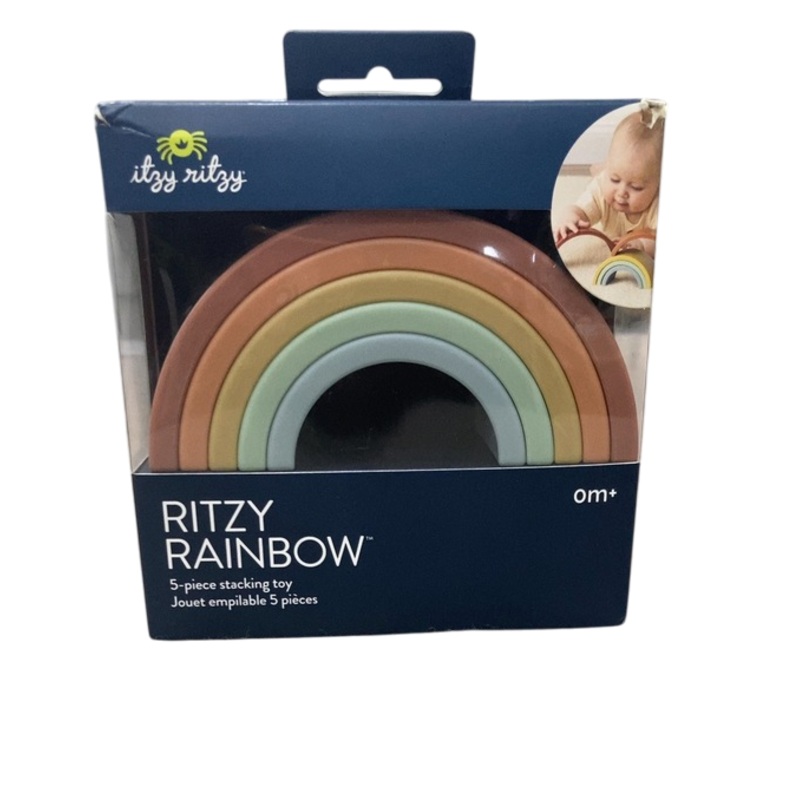 Itzy Ritzy Rainbow Stacker Toy, Rainbow