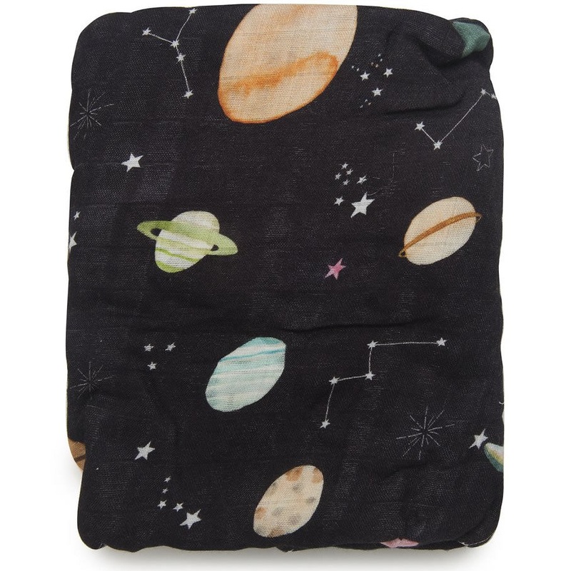Loulou Lollipop Luxe Fitted Crib Sheet – Planets