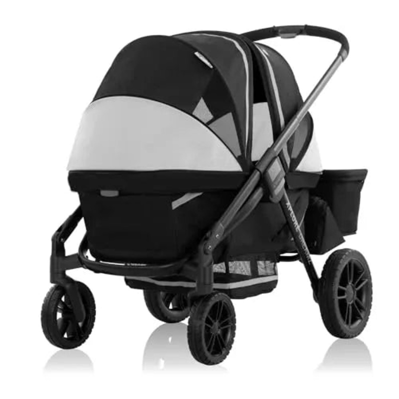 Pivot Xplore Dreamz Stroller Wagon with Infant Car Seat Adapter – Jetsetter Black