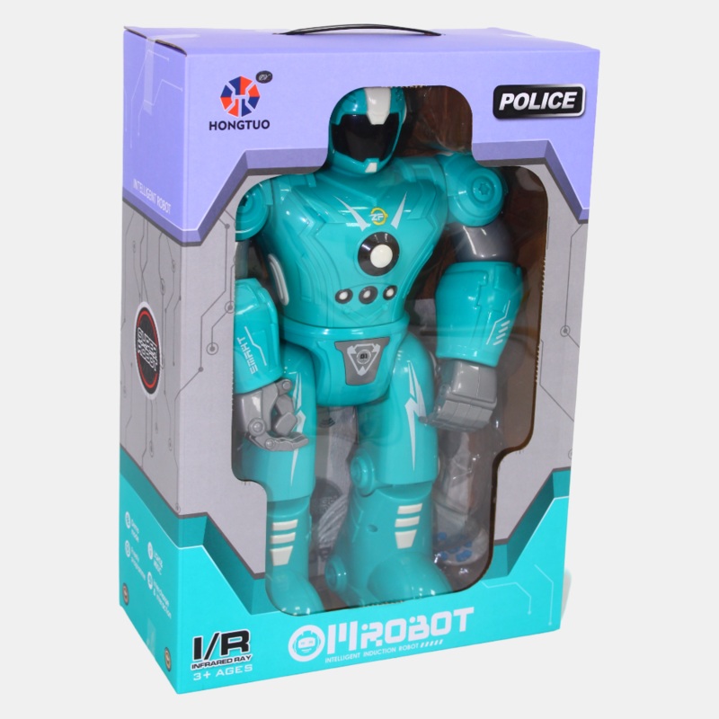 Police Robot Action Figure – Aqua