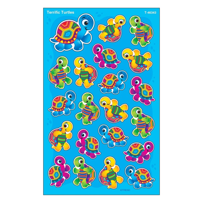 Terrific Turtles superShapes Stickers  Large