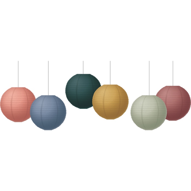 Wonderfully Wild 8″ Hanging Paper Lanterns