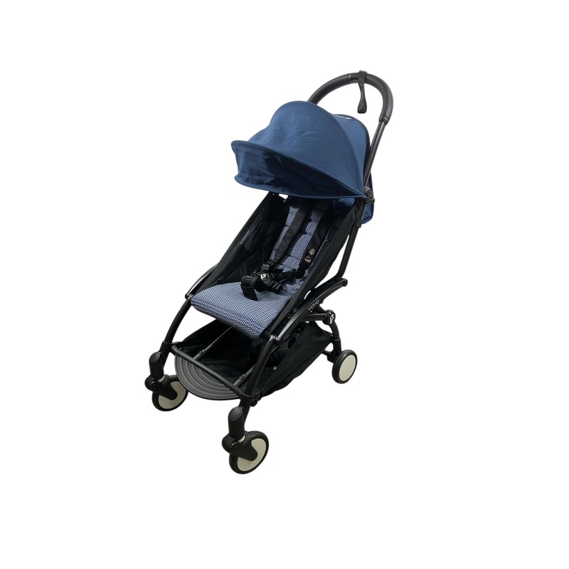 Babyzen YOYO2 Complete Stroller, 2023, Black and Blue AirFrance