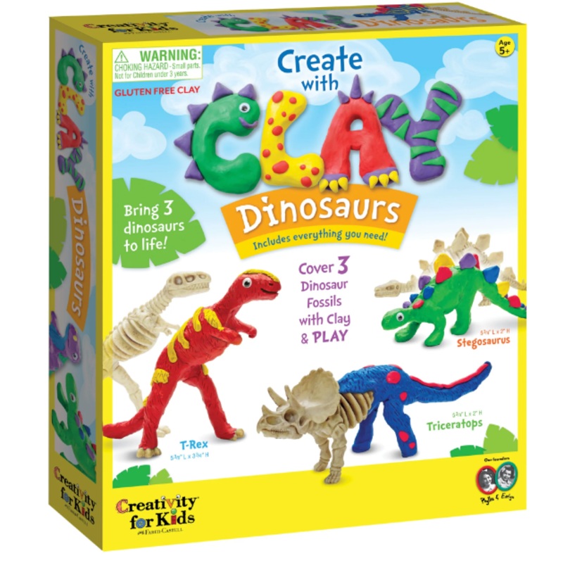 Create with Clay Dinosaurs