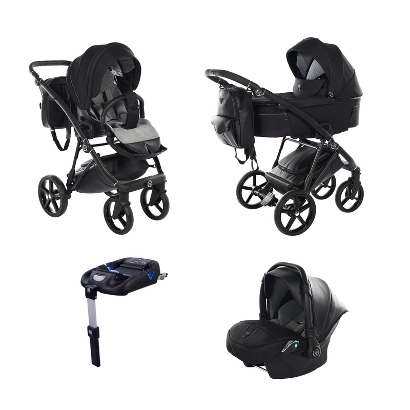JUNAMA AIR BLACK – 4IN1 (INCLUDES CAR SEAT & ISOFIX BASE)