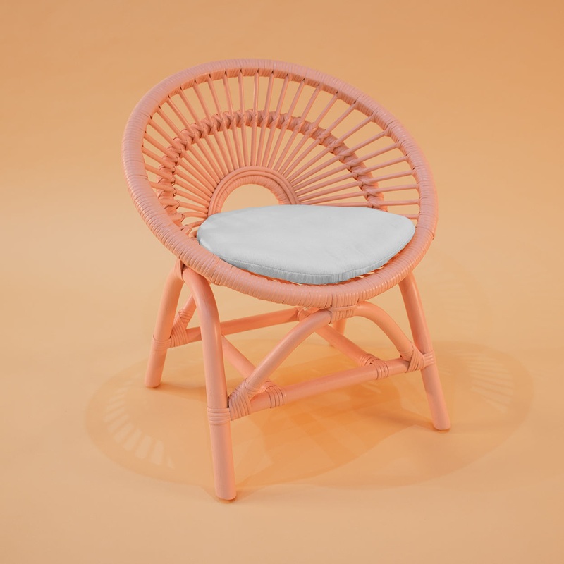 Maya Kids Chair – Peach Pink