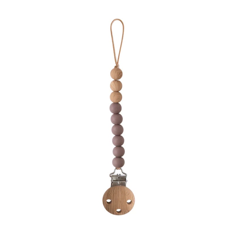 Pacifier Clip – Eva – Ash