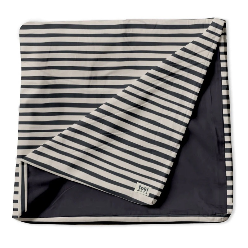 Toki Kids Standard Mat Cover 40″ x 40″, Imperfect Bold Stripe