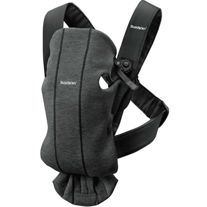 BabyBjorn Baby Carrier Mini, Charcoal Gray 3D Jersey