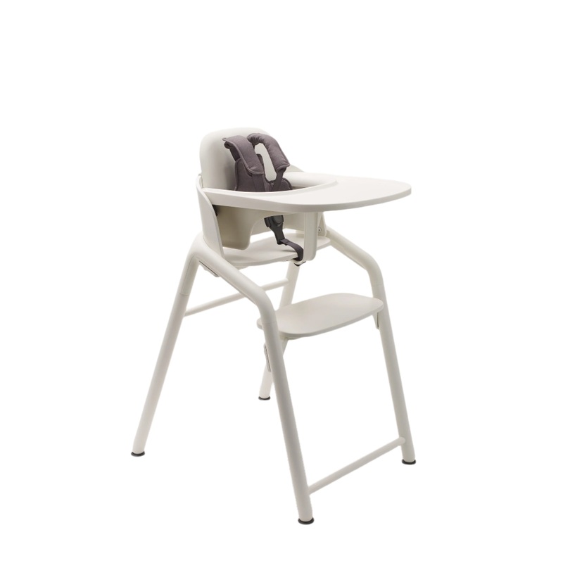Bugaboo Giraffe High Chair, w/ White Baby Set, White