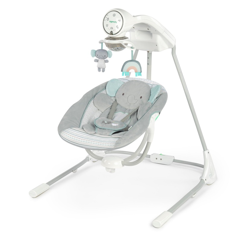 Ingenuity InLighten Soothing Swing – Van the Elephant
