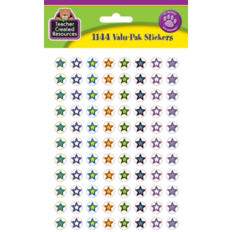 Fancy Stars 2 Mini Stickers Valu-Pak