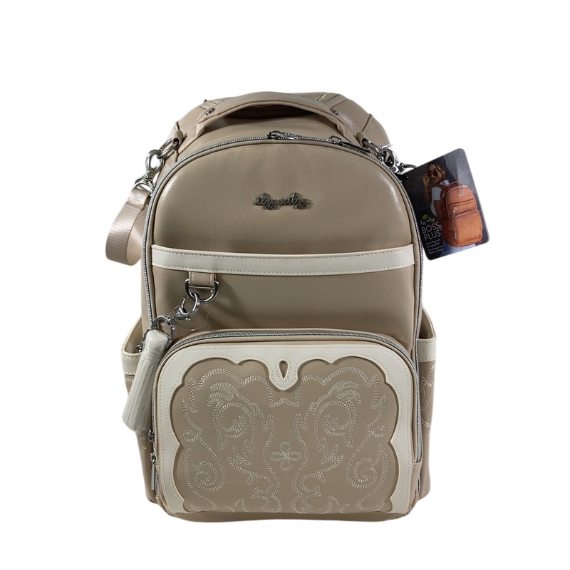 Itzy Ritzy Boss Plus Backpack Diaper Bag, Oat
