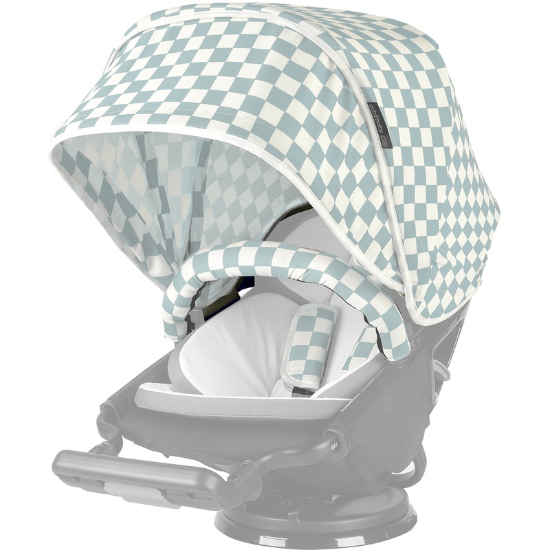 Orbit Baby G5 Stroller Canopy – Checkered Surf Spray