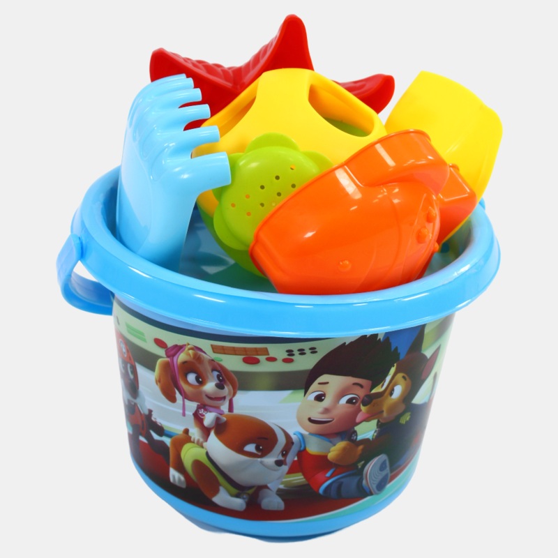 Paw Patrol Beach Bucket Set with Tools – Light Blue