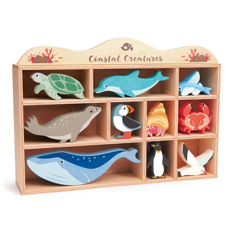Wooden Coastal Creatures