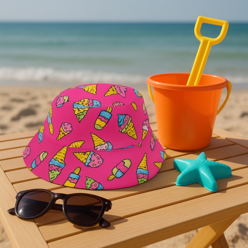 Bucket Hat –  Ice Cream Print