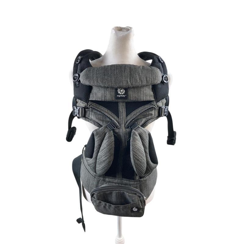 Ergobaby Omni 360 Cool Air Mesh Baby Carrier, Black Tweed