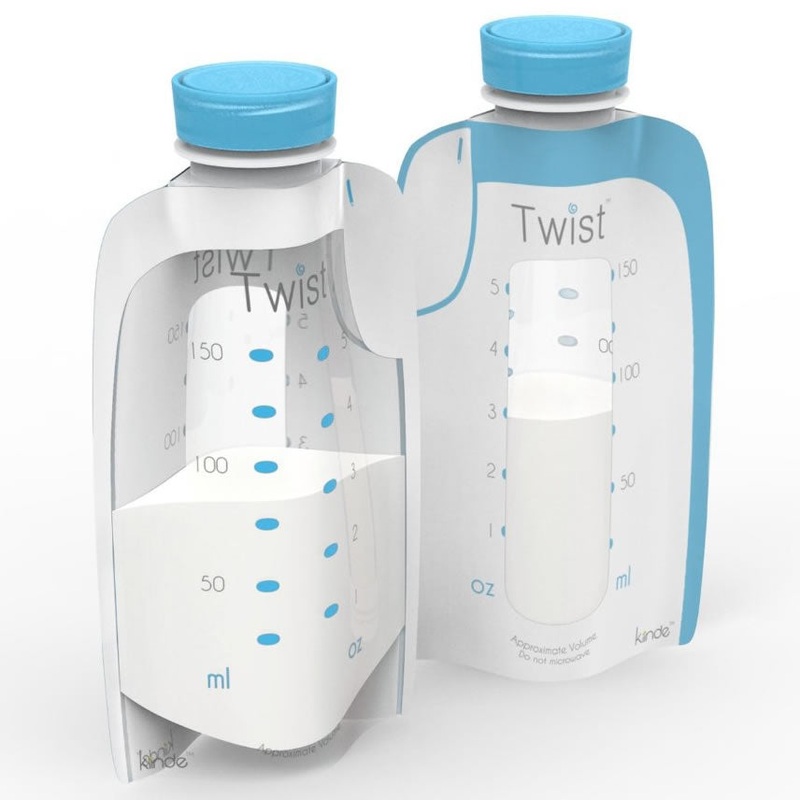 Kiinde Twist Pouch Milk Storage Pouch, 6 oz, 20pk