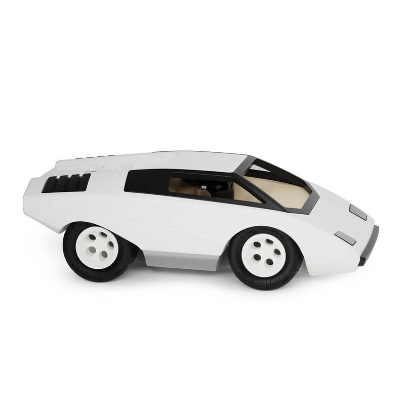 Mini UFO Toy Car Colomba White