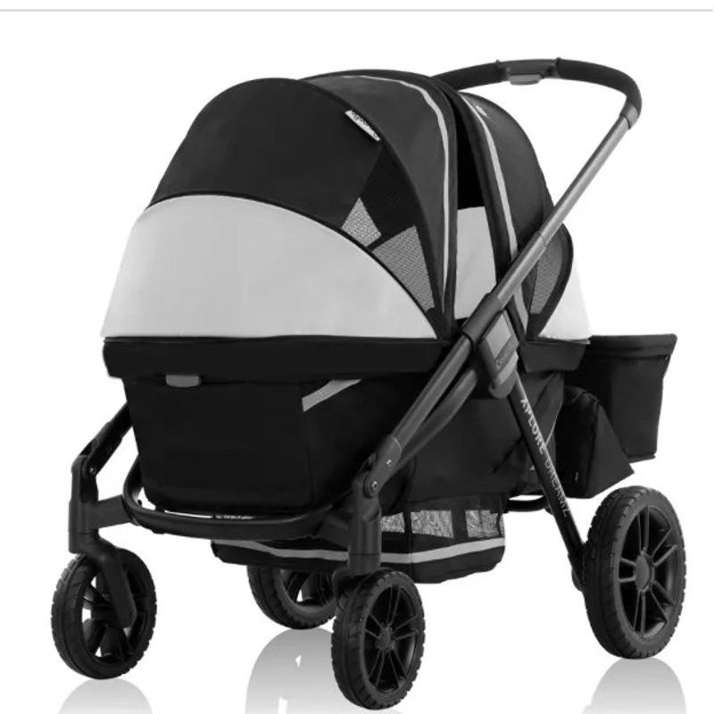 Pivot Xplore Dreamz Stroller Wagon with Infant Car Seat Adapter – Jetsetter Black (See Description)