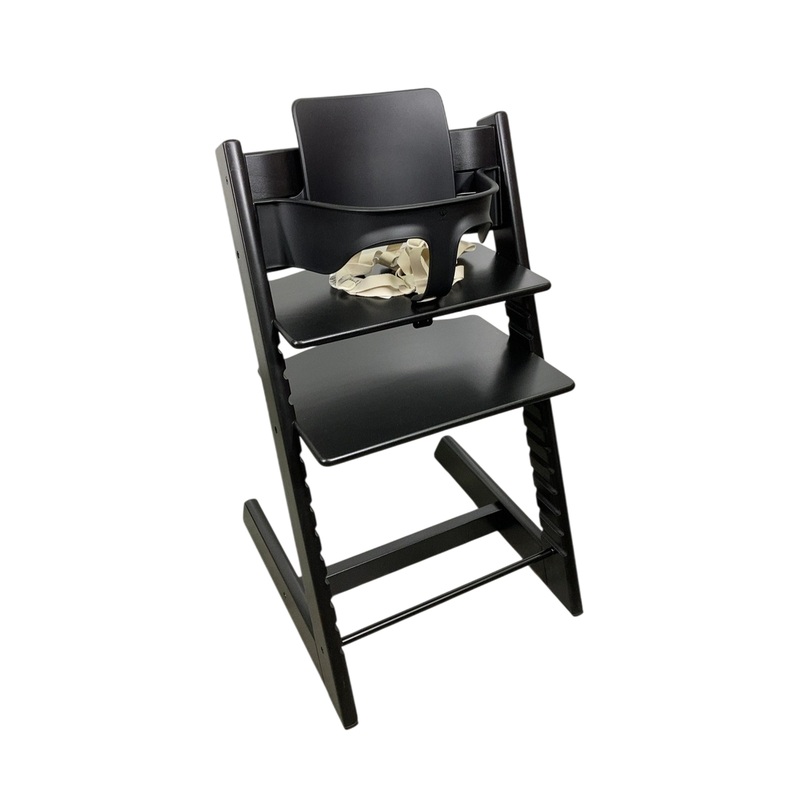 Stokke Tripp Trapp High Chair With Baby Set, 2, Black