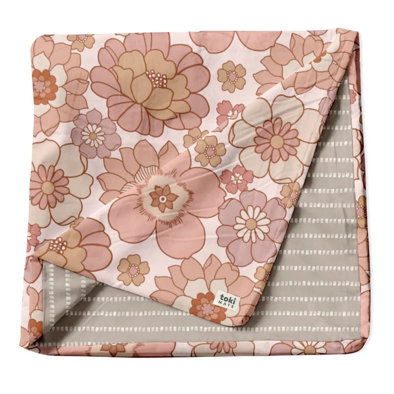 Toki Kids Standard Mat Cover 40″ x 40″, Blooms