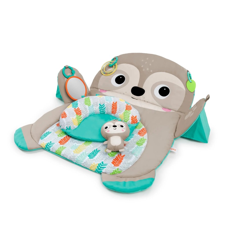Tummy Time Prop and Playmat – Sloth