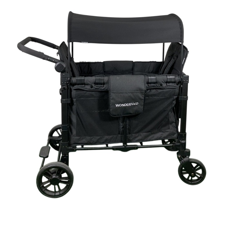 Wonderfold W2 Elite Multifunctional Stroller Wagon, 2024, Volcanic Black