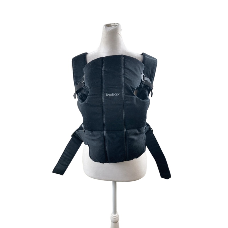 BabyBjorn Baby Carrier Mini, Black Cotton