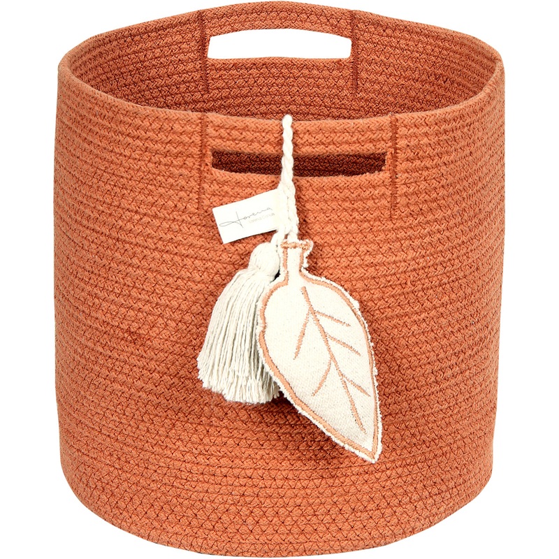 Lorena Canals Leaf Basket – Terracota
