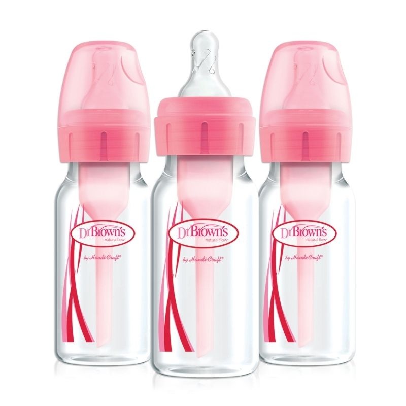 Option+ Narrow 4oz Bottle – Pink (3 Pack)