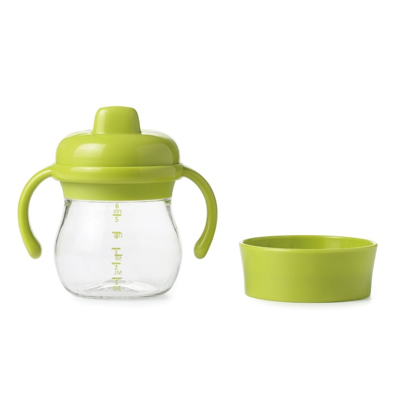 OXO Tot Transitions Soft Spout Sippy Cup Set, 6 oz – Green