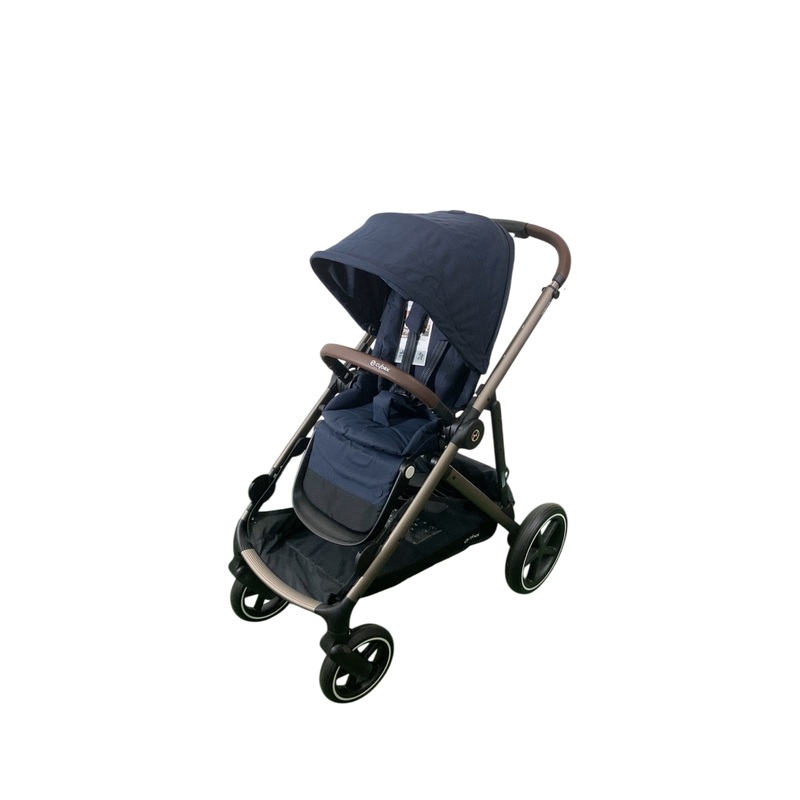 Cybex Gazelle S Modular Stroller, 2021, Navy Blue, Taupe Frame