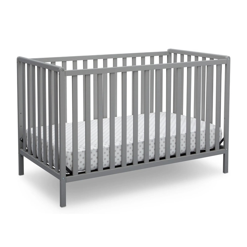 Heartland 4-in-1 Convertible Crib – Gray