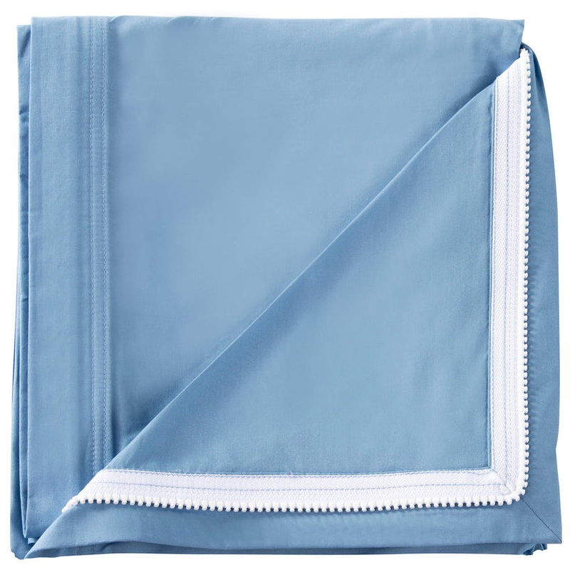 QuickZip Crib Zipper Sheet – Blue