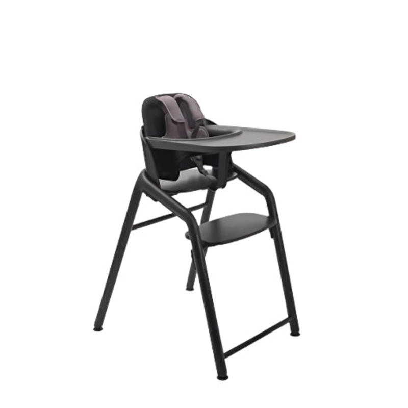 Bugaboo Giraffe High Chair, w/ Black Baby Set, Black