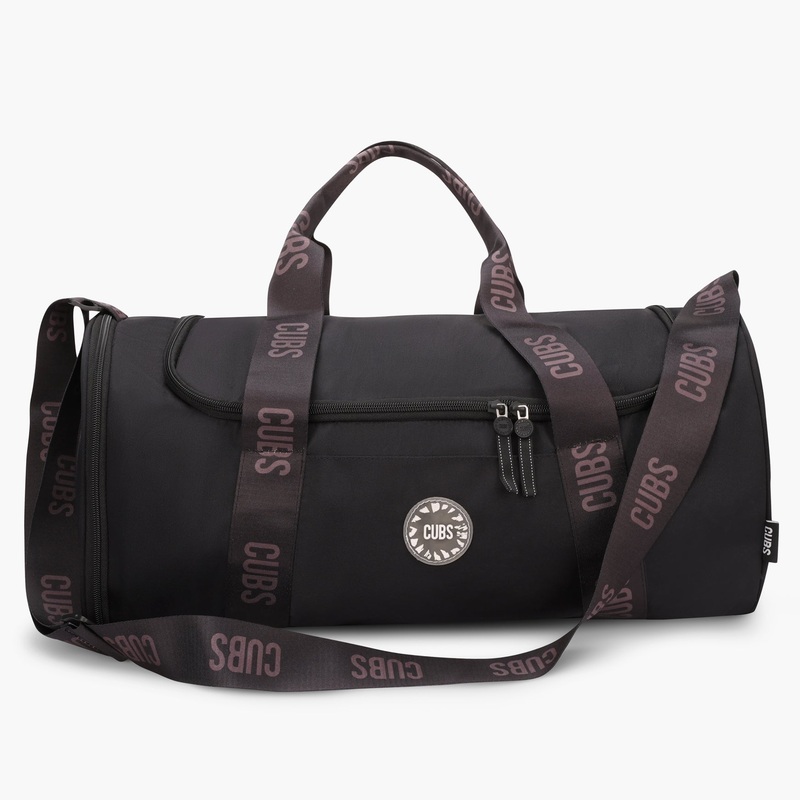Cubs Midnight Black Premium Duffel Bag