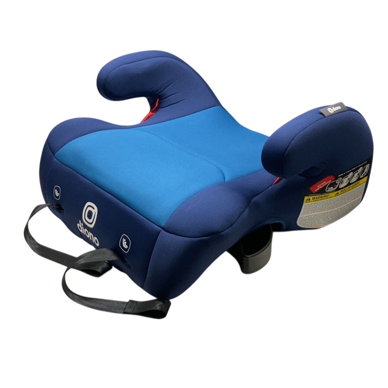 Diono Solana 2 Backless Booster Seat, 2022, Blue, With LATCH