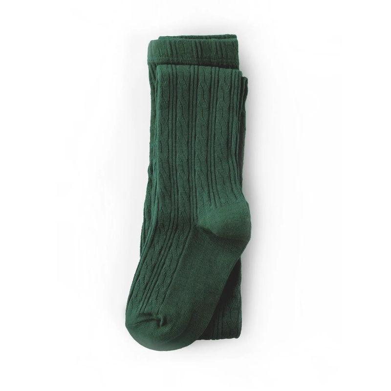 Little Stocking Co. Cable Knit Tights – Forest