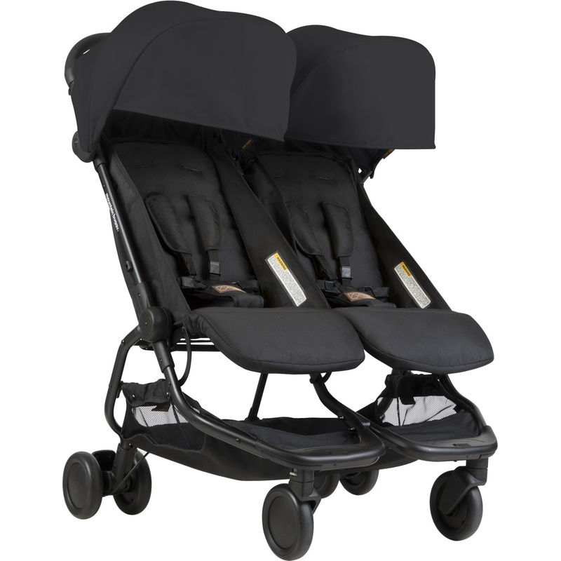 Mountain Buggy Nano Duo Double Stroller – Black
