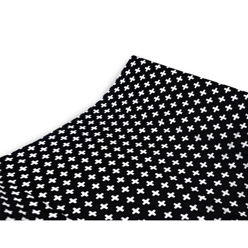 Olli + Lime Changing Pad Cover – Black Cross