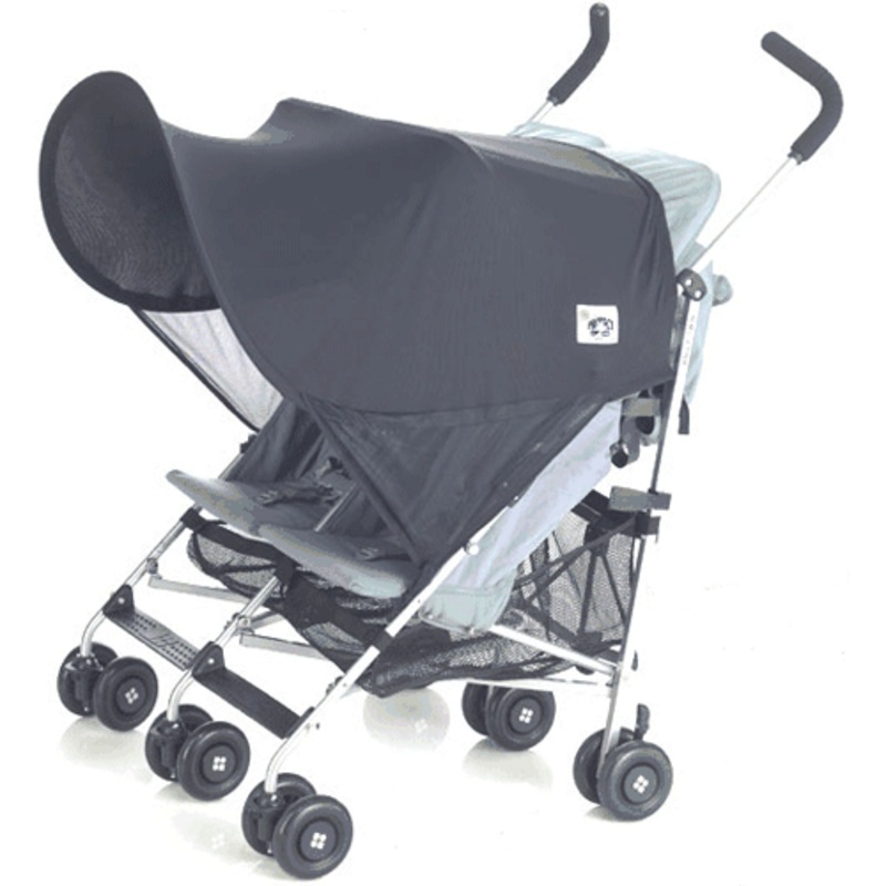 Protect-a-Bub Double Sunshade in Black