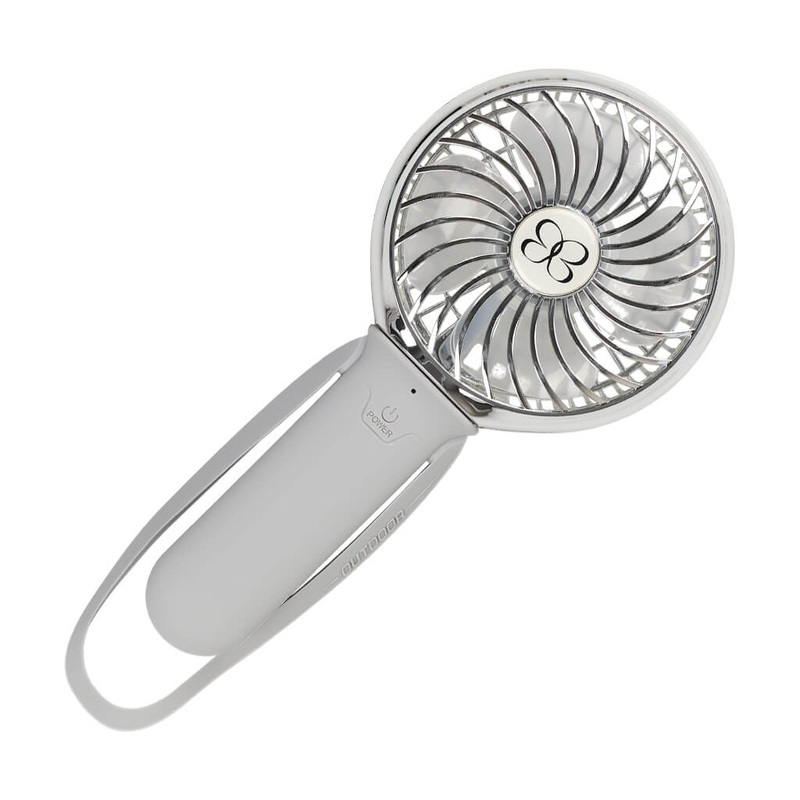 Rechargeable Turbo Fan Gray/Chrome