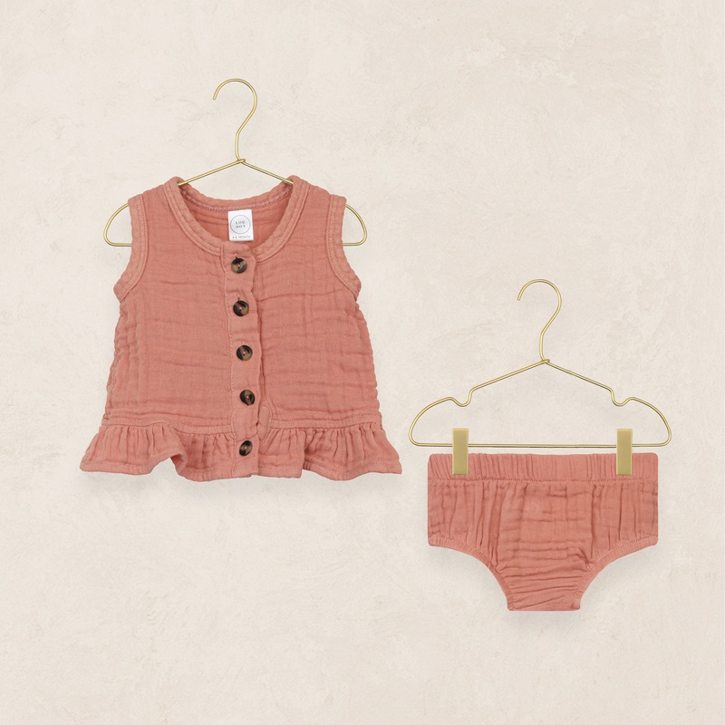 Ruffle Tank + Bloomer Set – Rose