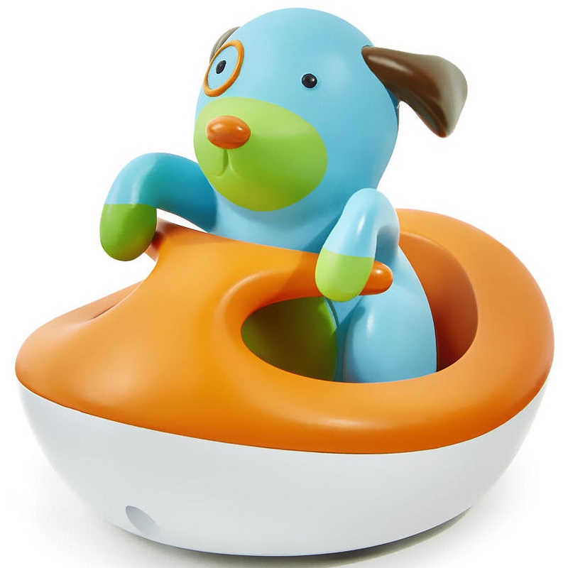 Skip Hop Zoo Bath Rev-Up Wave Rider Bath Toy – Dog