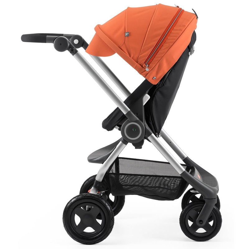 Stokke Scoot Complete Stroller – Black/Orange